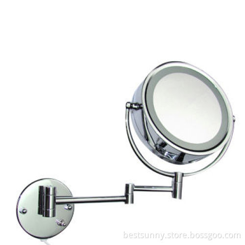 Makeup Mirror, Wall Mount Version, 3X Magnification Double Sided/Magnifying Mirror